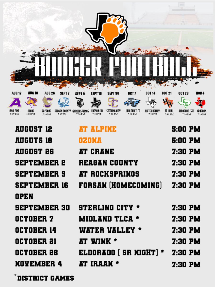 McCamey Badgers Football (@mccameyfootball) on Twitter photo 