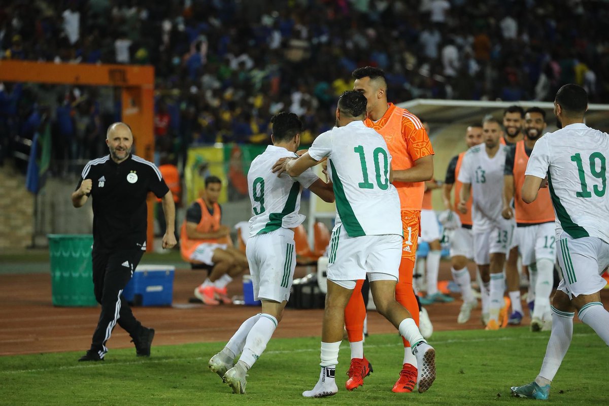 Can2023Ci's tweet photo. 🔴 QUALIFICATION CAN 2023🇨🇮: Les résultats du jour en éliminatoires de la #CAN2023. 

Ouganda 🇺🇬 1-1 Niger 🇳🇪 

Tanzanie 🇹🇿 0-2 Algérie 🇩🇿

Congo 🇨🇬 1-0 Gambie 🇬🇲 

Gabon 🇬🇦 0-0 Mauritanie 🇲🇷 

Soudan 🇸🇩 2-1 RD Congo 🇨🇬 

Bénin 🇧🇯 0-1 Mozambique 🇲🇿 

#CAN2023Q https://t.co/1a4MLbzVXS