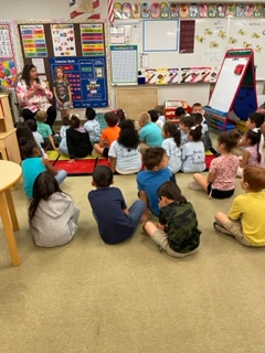 GJUESD's tweet photo. @GJUESD Spending time with our future Kinder students at V.E.Greer Elementary School @VEGREERmustangs https://t.co/aEnsGtX7mM