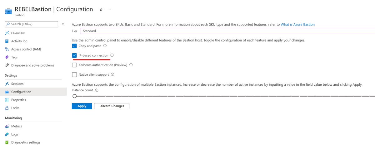 My new blog post "Step-by-Step Guide to Azure Bastion IP-Based Connection" rebeladmin.com/2022/06/step-b… #Azure #AzureBastion #Bastion #azbastion #SecureConnection #remoteaccess #expressroute #vnetpeering #vpn #AzOps #MicrosoftSecurity