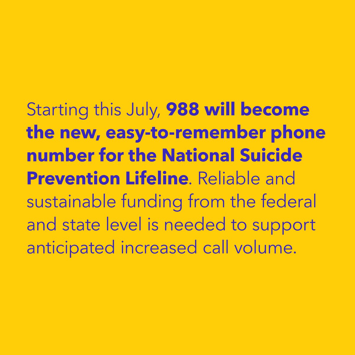 dak's tweet photo. This July, 988 will become the phone number for @800273TALK, but we need your help to secure funding. Your support will ensure there's someone to answer the call, someone to come help, and some place to go for care. Learn more: https://t.co/98UcW3sjrK #ask4help #YourLifeMatters https://t.co/SOGqXzfuzl