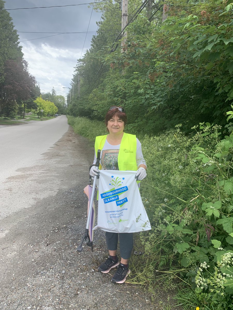 I applied online for the cleanup tools for keeping our trails and streets clean in our Neighbourhood. They asked me to post! #adoptablock #cleanupparty ⁦@CityofVancouver⁩