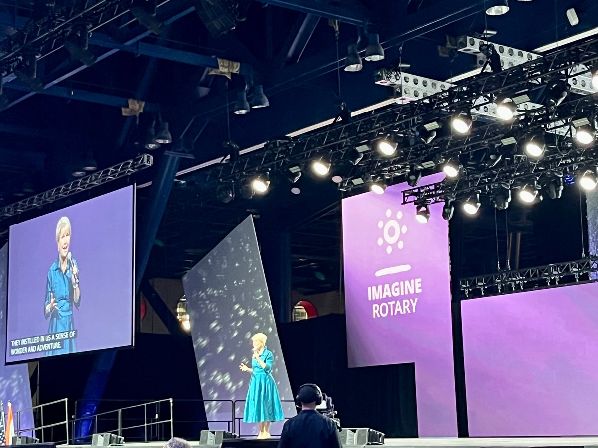 Rotary International tweet media