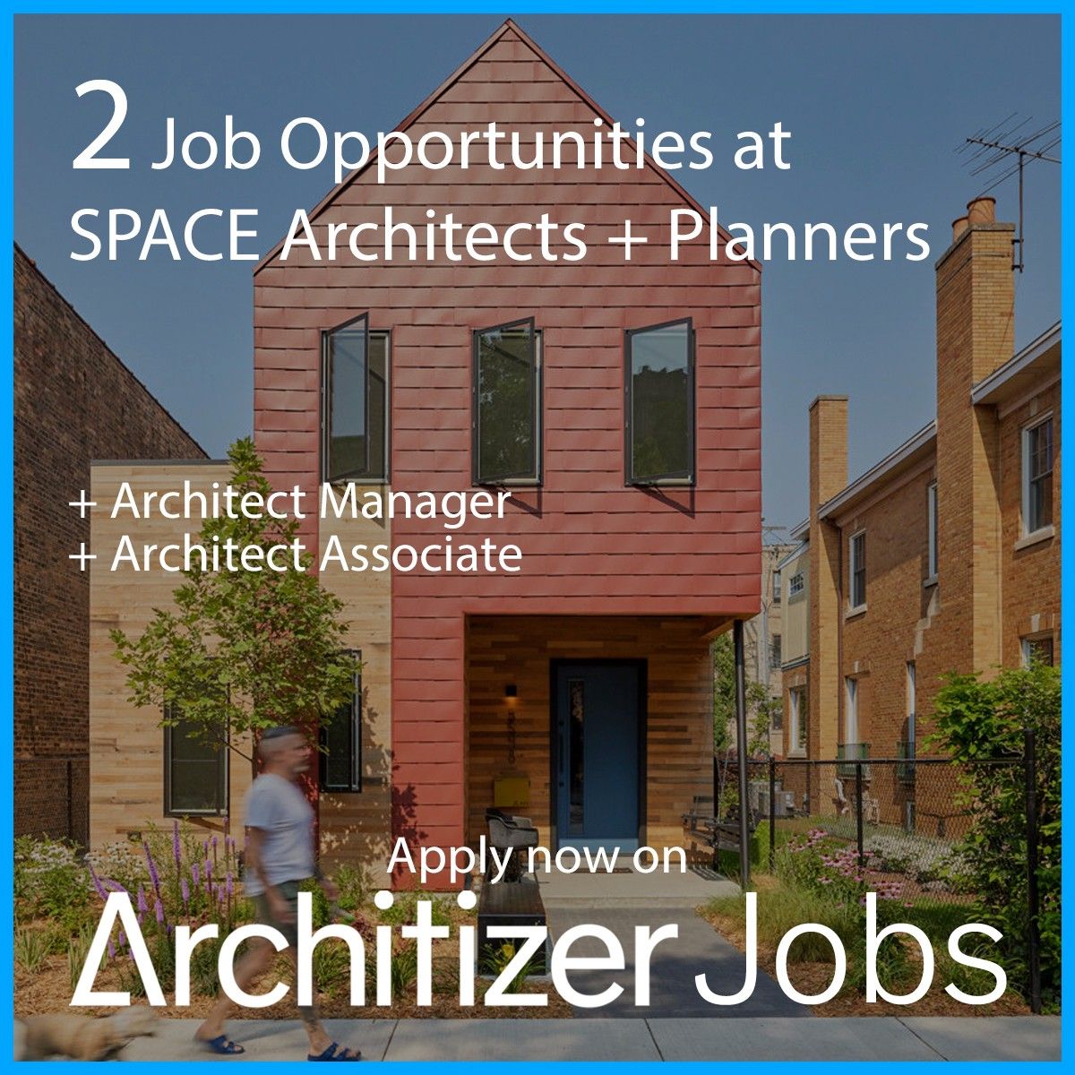 Architizer's tweet photo. NEW JOB OPPORTUNITIES: Based in #Chicago , SPACE Architects + Planners is a team-oriented, creative and casual work environment offering a great #benefitpackage . Read more & apply here: https://t.co/EE9NTqU0Ie https://t.co/a4fUcItmY2