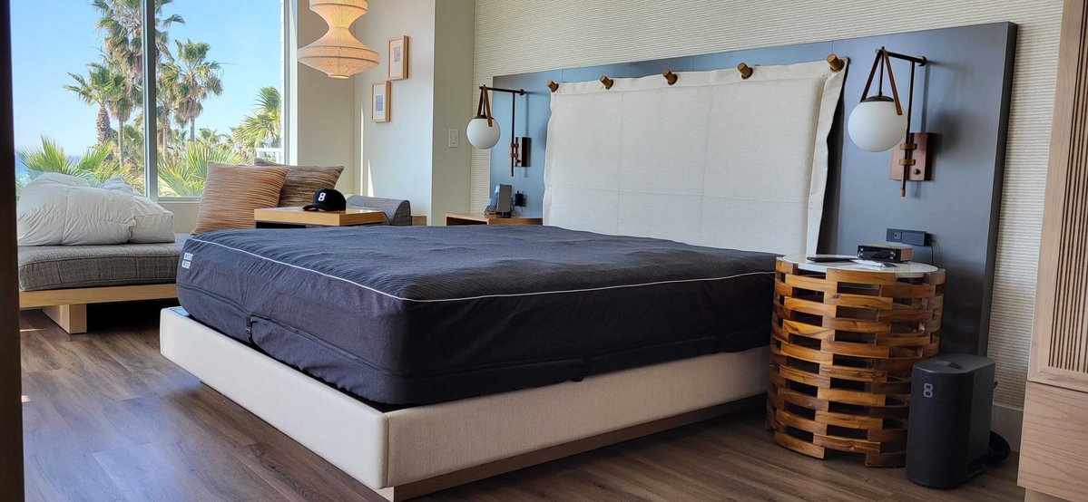 eightsleep's tweet photo. On vacation, you deserve the best sleep experience possible.

This summer, plan your getaway at an amazing destination, powered by Eight Sleep 👇

✈️ @VentanaBigSur
✈️ @THNashville 
✈️ @Wander (Tahoe Slopes)
✈️ @Hotelfigueroa
✈️ @MissionPacific_
✈️ @AndazSAV
✈️ @ChiAthletic https://t.co/2F31QwwTTn