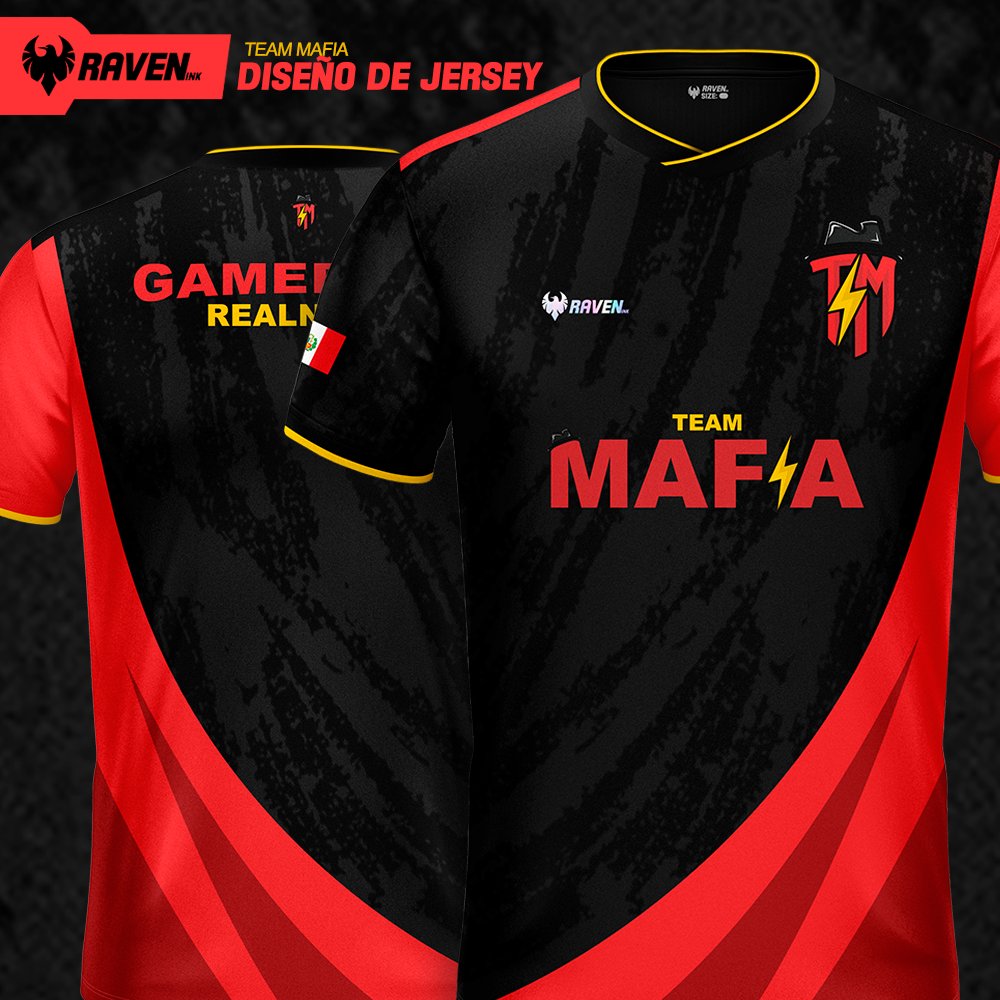 Raven Ink (@raveninkx) on Twitter photo PRESENTAMOS EL NUEVO DISEรO DE JERSEY DEL EQUIPO <a href="/TeamMafia_TM/">๐๐๐๐โก๐๐๐
๐๐ (๐๐)</a> โญ๏ธ๐
DISEรADO Y PRODUCIDO POR
@RavenInkMX_
๐: raven-ink.com/collections/teโฆ PRESENTAMOS EL NUEVO DISEรO DE JERSEY DEL EQUIPO <a href="/TeamMafia_TM/">๐๐๐๐โก๐๐๐
๐๐ (๐๐)</a> โญ๏ธ๐
DISEรADO Y PRODUCIDO POR
@RavenInkMX_
๐: raven-ink.com/collections/teโฆ