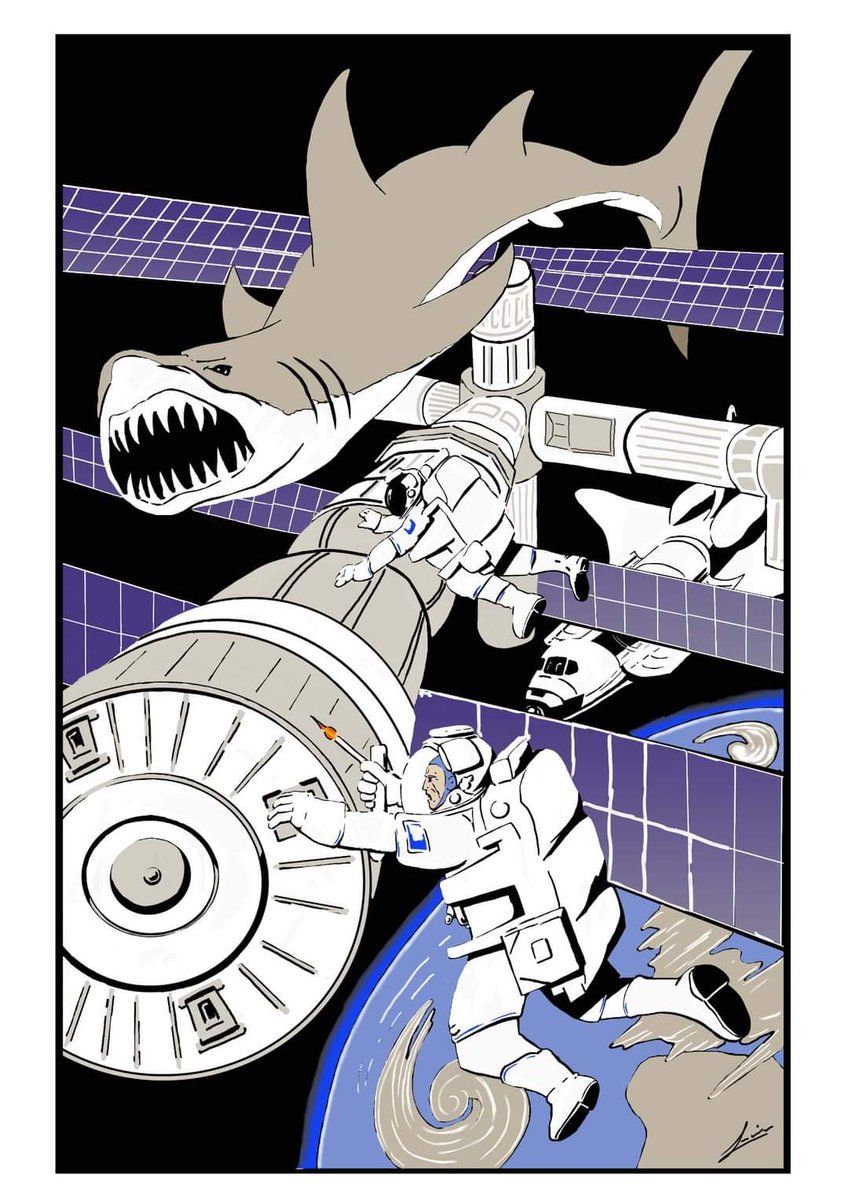 #comiczaragoza, #comiccienciaficcion, #comicterror, #comicshark, #comicspace, #comicsharkspace, #sharkspace, #astronautacomic,