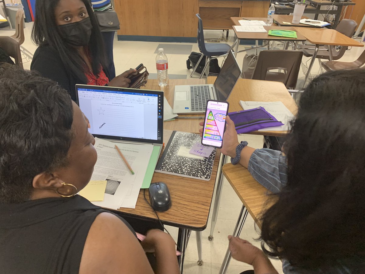 rwootenits's tweet photo. @FBISDscience teachers engaging in feedback with student work, success criteria and a variety of feedback protocols! #fbisdlearns #fbisdscience https://t.co/uguHGML6B1