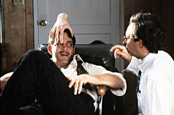 horrorlogy's tweet photo. behind the scenes of the addams family https://t.co/pxRPY0Xy1m