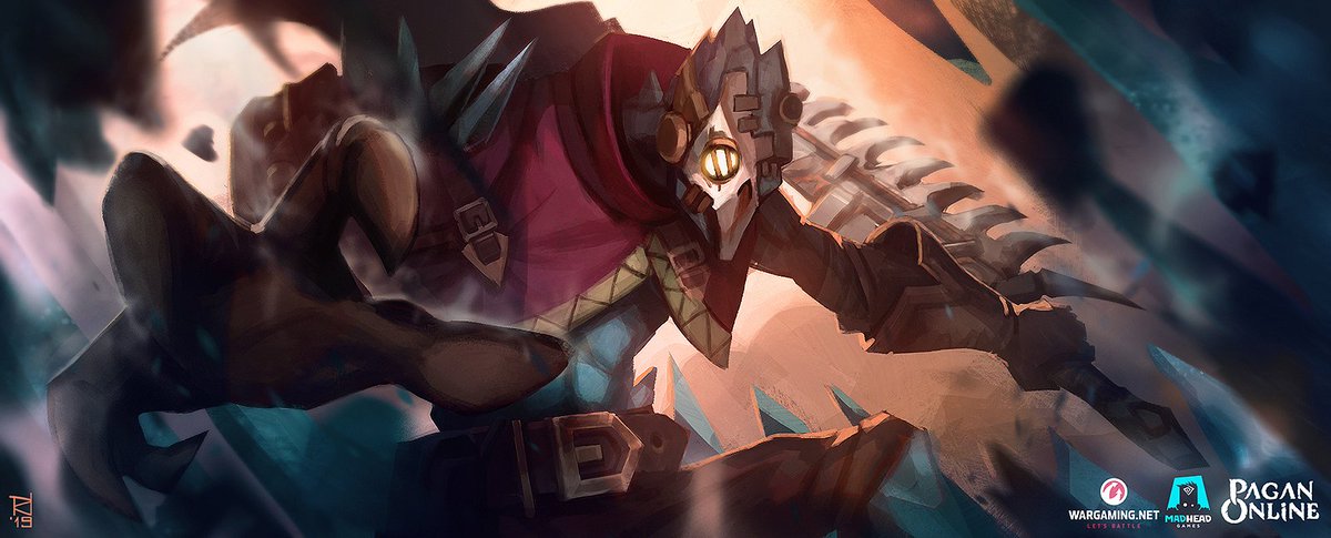 PetraLHS's tweet photo. Alden Splash art for #paganabsentgods #digitalart #pagan #conceptart #splashart #heroart #photoshop #digitalart #digitalartist https://t.co/bY2df7XUht