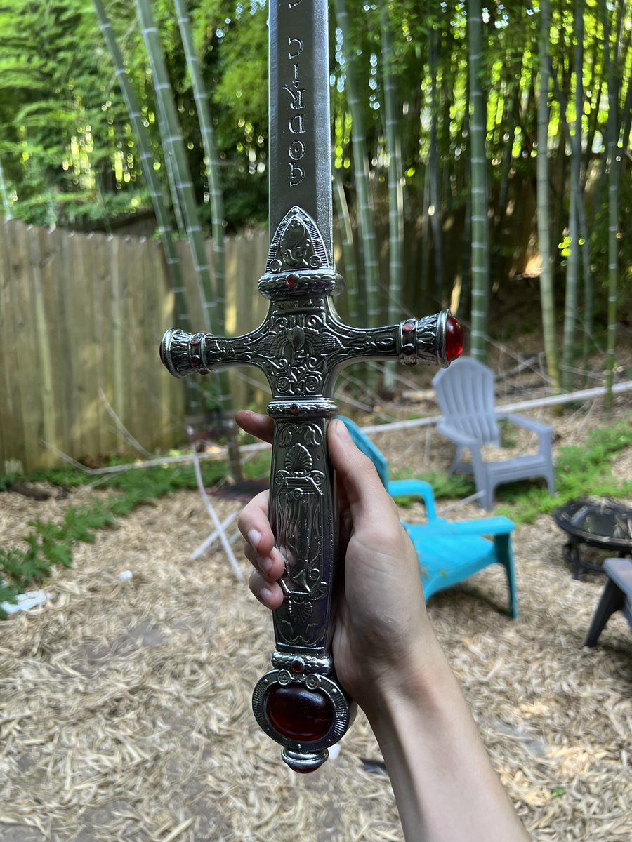Emily The Engineer (@emilydaengineer) on Twitter photo finally finished this Sword of Gryffindor as a gift for my friend! using alumaluster chrome over a PLA blade and resin printed hilt #HarryPotter finally finished this Sword of Gryffindor as a gift for my friend! using alumaluster chrome over a PLA blade and resin printed hilt #HarryPotter