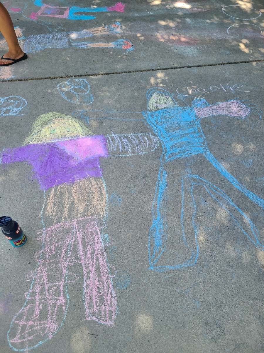 #SVSummerCamp2022 St. Vincent's Extended Day Program continues its summer camp this week with the ever-popular chalk art day!