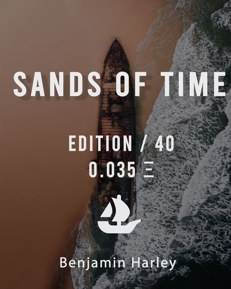 BenjaminHarley_'s tweet image. Excited to announce my first Editions piece, Sands of Time, is now LIVE! 

40 pieces at 0.035 $ETH each ✌🏼

This is one of my favourite photos I’ve ever taken, and I’m so excited to share a piece of Australian history with this incredible community!

Link below 👇🏼
