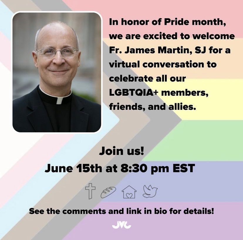 One week until our big event with <a href="/JamesMartinSJ/">James Martin, SJ</a>! Register at the link below 👇 

host.nxt.blackbaud.com/registration-f…

#Catholic #Pride #Jesuit