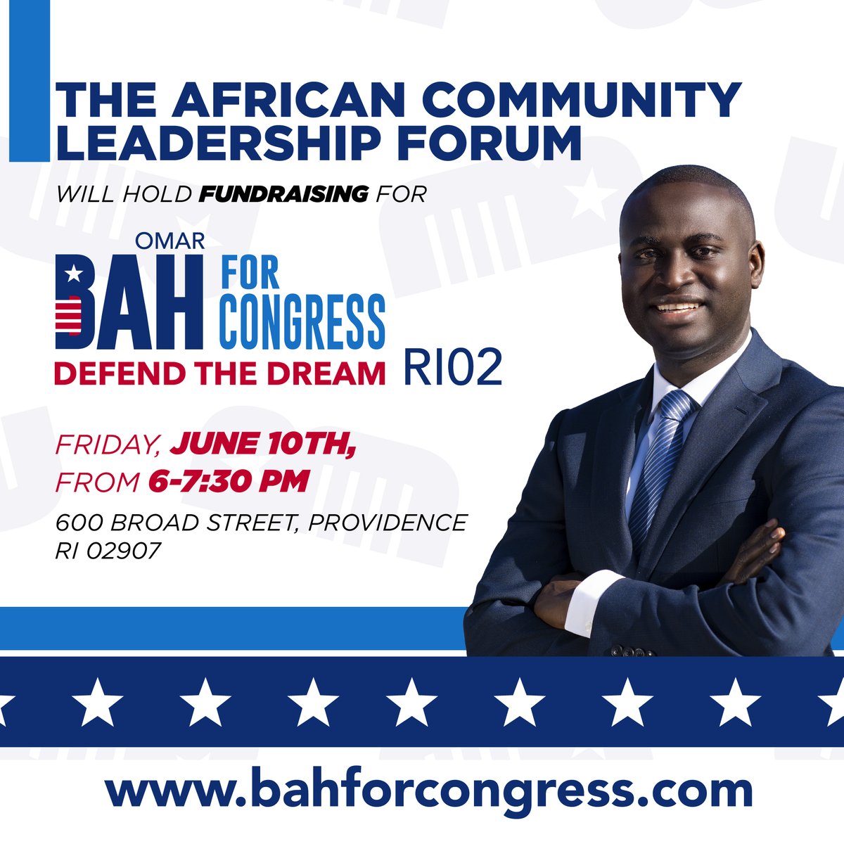 bah_omar's tweet photo. Join us...
#bahforcongress #defendthedream #fundraising #rhodeisland #campaign #congress #elections2022 https://t.co/yfzU8Y5xjU
