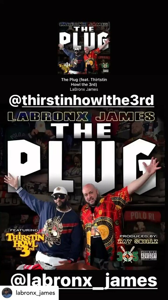 🚨NEW MUSIC🚨

Posted @withregram • @labronx_james “THE PLUG”🔌 

@labronx_james Ft. @thirstinhowlthe3rd 

PRODUCED BY @zayskillz_ 

COVER ARTWORK BY @ctraffik 

BURY ME WTH THE LO ON‼️
ALL WE DO IS ROCK LO SYMBOLS‼️
#allwedoisrocklosymbols #burymewitht… instagr.am/tv/Cej1q2gpTnT/