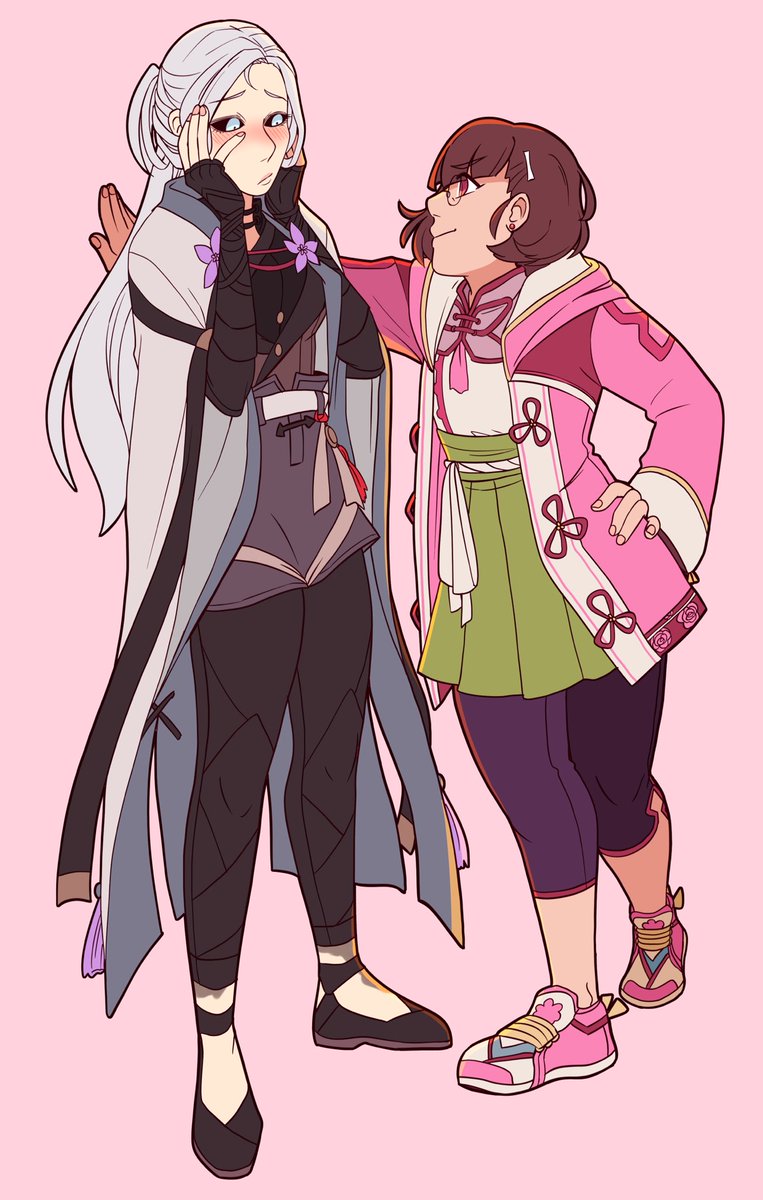 lovelandisle's tweet image. commission from a while ago for @TabbbyWright, congrats on the game announcement!!!!!!