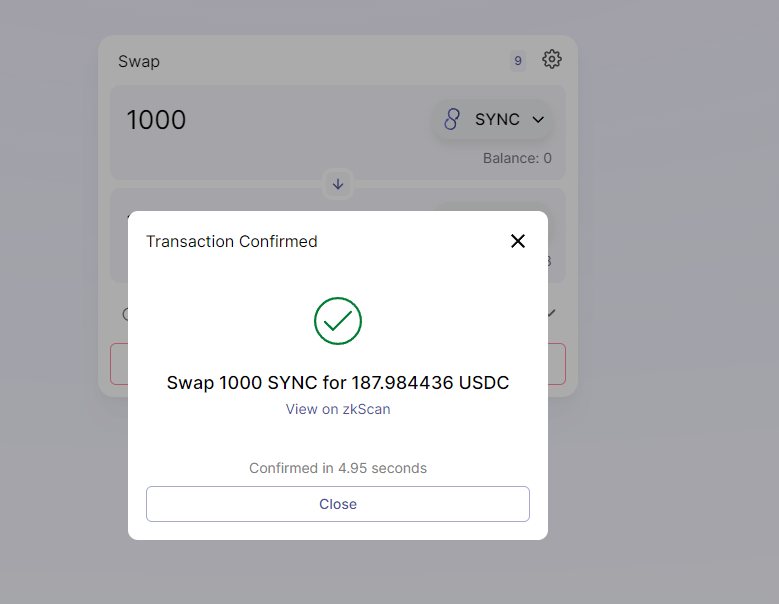 BraylenCabel's tweet photo. I liked the interface, everything is beautiful and clear
Join discord: https://t.co/Xit6YAM62B   #L222 #zkSync #Layer2 #ZKRollup #testnet #Ethereum #DeFi https://t.co/ZKgyW4dhmO