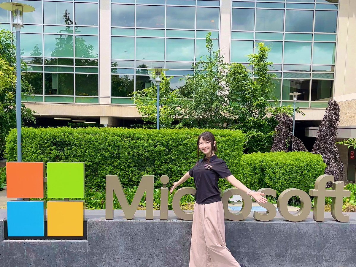 アメリカ滞在中🇺🇸 先週までサンフランシスコにいて 今日から約2週間シアトルです☺️ レドモンドの Microsoft 本社にしばらくいます！  コロナ前はしょっちゅう本社に行ってたけど しばらく来れてなかったから 久し振りだなあ✨ #ちょまどシアトル出張