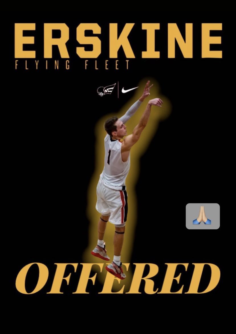 Bballmom75's tweet photo. Offered. Erskine College. #hardworkpaysoff #teammorris #sdccmensbasketball #vhspanthers #gamepointbasketball https://t.co/YaU9xnB76U