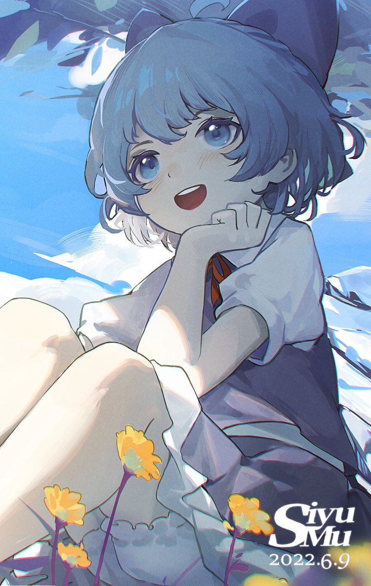 チルノ(東方Project) 「チルノ #東方Project #チルノ #毎月9日はチルノの日 https://」|SiyuMuのイラスト