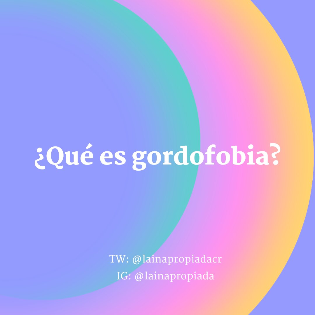 lainapropiadacr's tweet photo. ¿Han ido al médico por un dolor de estómago muy fuerte y les responden que bajen de peso para aliviarse o les han negado atención médica para un trastorno alimentario por su peso? Las personas gordas sufren discriminación todo el tiempo. #chaogordofobia #stopfatphobia https://t.co/4Hsel2Adq3