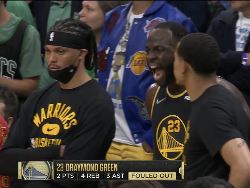 Ballislife's tweet photo. Draymond tonight… https://t.co/v5zTZD6rQt