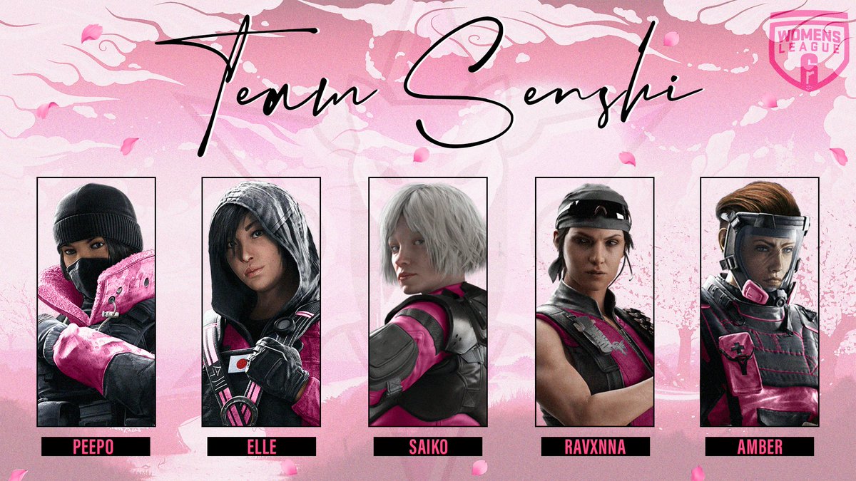 We'd like to introduce our new roster of Season 8 #XPWomensLeague! <a href="/XPWomensLeague/">EX: #XPWL</a> @XPEsportsAus 
Core:
<a href="/KindaSaiko/">Saiko</a> 
<a href="/Ravxnna/"> Z e n</a> 
<a href="/DefsNotElle/">Elle 🍓| CHIEFS</a> 
<a href="/p3ep0/">claudia ‼️</a>
@ambrrOCE 
Subs:
<a href="/smolkcqze/">Kc</a> 
@AkieraTV 
<a href="/KiyIix/">𝑲𝒊𝒚𝒍𝒊𝒙</a>
Staff:
@ihysmacka (c)
<a href="/FxultyR6/">Fxulty</a> (c)
<a href="/FaithSaver_/">Faith | FURY</a> (m)
