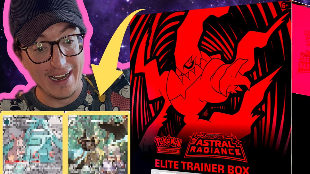 CardnPop's tweet photo. 🚨NEW VIDEO DROP!🚨

💥SO MANY HITS! Astral Radiance Elite Trainer Box Opening!
https://t.co/igfyT9eHna

#Pokemon #PokemonCards #PokemonGO https://t.co/rm0X59QwDL