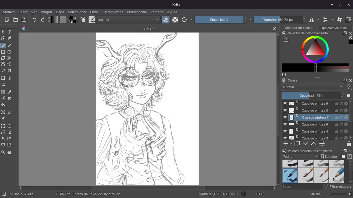 nirvana_mochi's tweet image. Hola amigos, buenas buenas, venía a enseñarles este nuevo borrador, ando practicando en este programa que nunca había probado antes, es totalmente innovador para mi, y también quería decirles que las comisiones sigues abiertas, si a alguien le interesa, me puedo adaptar