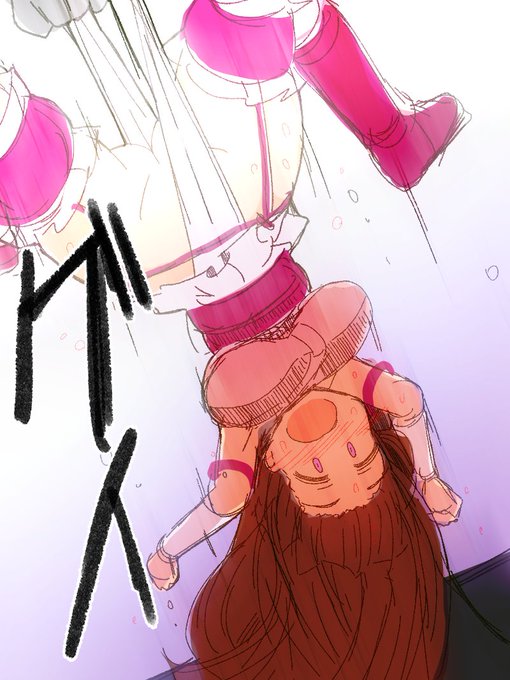 レオタで持ち上げられタッグコス姫様・・・ 