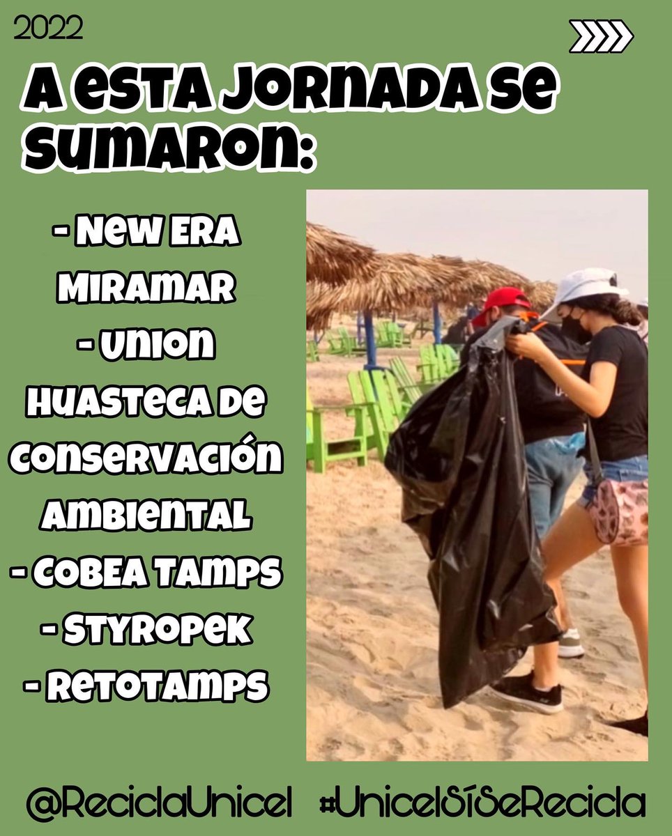 reciclaunicel's tweet photo. #LIMPIEZA DE #PLAYA EN #TAMAULIPAS
Gracias a todos los que participaron en esta iniciativa de #recolección y #acopio de #residuos en #PlayaMiramar, #Tamaulipas 
#limpiezadeplaya
#LaUnionHaceLaFuerza
#EPS #unicelsíserecicla #unicel #yosireciclo
#EconomíaCircular 
#SomosStyropek https://t.co/HqMc7SeTNA