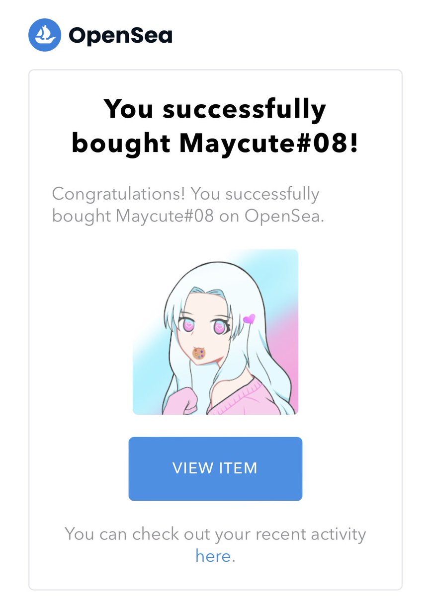 Just picked up two @maycute_nft NFTS from the Maycute Collection!! Don’t know which one I like more 😍

#NFTCommunity #NFTCollectors #NFTCollection