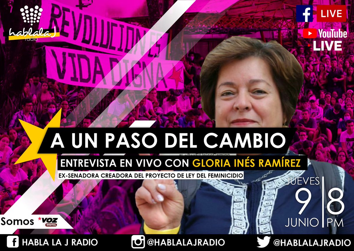 #Mañana| Se avecina la segunda presidencial y las posibilidades de un gobierno democrático de cambio, están cada vez más cerca. Por esto, hemos invitado a la ex-senadora y lideresa feminista Gloria Inés Ramírez a charlar sobre el futuro de #Colombia. #PetroChallenge