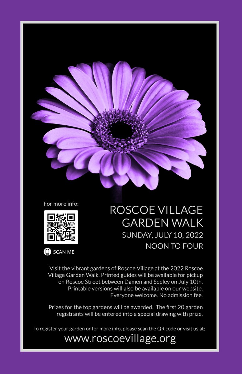 Would you like to showcase your beautiful garden at the Roscoe Village Garden Walk for a chance to win great prizes? Register here: roscoevillage.org/events/roscoe-…