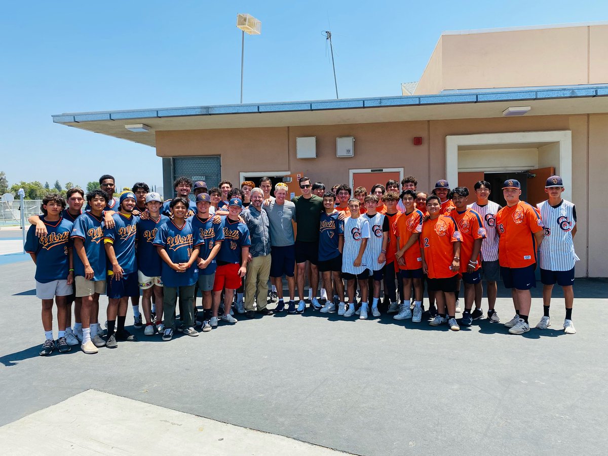 Worthbaseball's tweet photo. The man who built Chatsworth. Today is Coach Meusborn last day at Chatsworth high school, I wish I could of been there to say goodbye and give you the respect you deserve. I want to say thank you for all conversations we had this year; allowing me to pick your brain. https://t.co/uEa8UhkaZF
