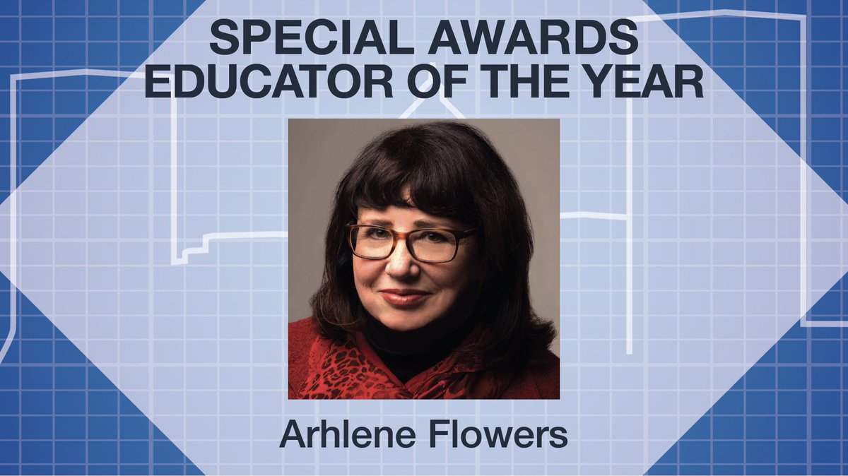 PRSARochester's tweet photo. Join us in congratulating our first-ever Educator of the Year Award recipient, Arhlene Flowers of @IthacaCollege! #ROCPRism https://t.co/Hic6h5sDA2