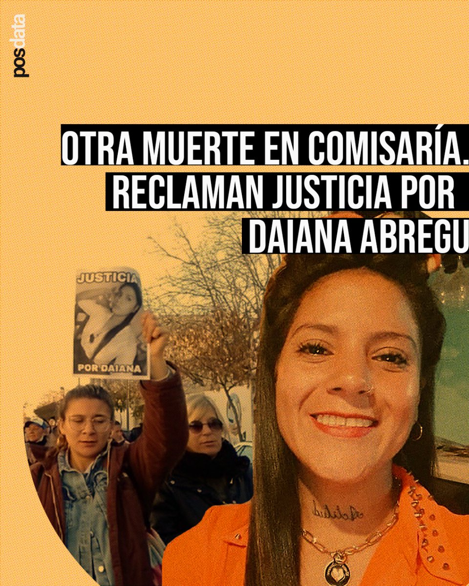 posdattaa's tweet photo. Otra muerte en comisaría.
Daiana, una joven de Laprida, Buenos Aires, fue llevada a un lugar que no estaba habilitado para detenidos y terminó muerta.

#LaMalditaBonaerense #policia #ddhh #argentina #represionestatal https://t.co/sAhuHePuLm