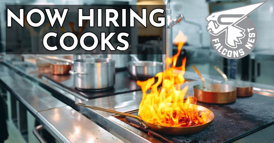 WE'RE HIRING!!! We are now accepting applications for kitchen staff at our brand new grill, the Falcons nest. Stop by the <a href="/MUHockeyCenter/">Maryville University Hockey Center</a> for an application or email Tim Croak at tim.croak@maryvilleuhc.com