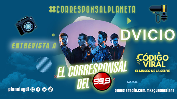 Planeta_GDL's tweet photo. ¡Tu puedes ser nuestro #CorresponsalPlaneta y entrevistar a @dvicioficial mantente al pendiente de nuestras redes y programas en vivo y gana tu lugar 🥸📇   #CorresponsalDel999 ¡Suerte! 🍀 #Planeta999 
✖️ #LaEstaciónMásCompleta🪐 #Planeta999 https://t.co/6NzN4F1fjh