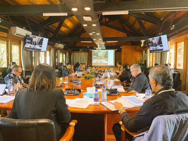 Pleased to join Minister @RosySAkbar for the inaugural Pacific Women Leaders Forum this morning convened virtually from the <a href="/ForumSEC/">Pacific Islands Forum</a> HQ in Suva. #womeninleadership #bluepacific