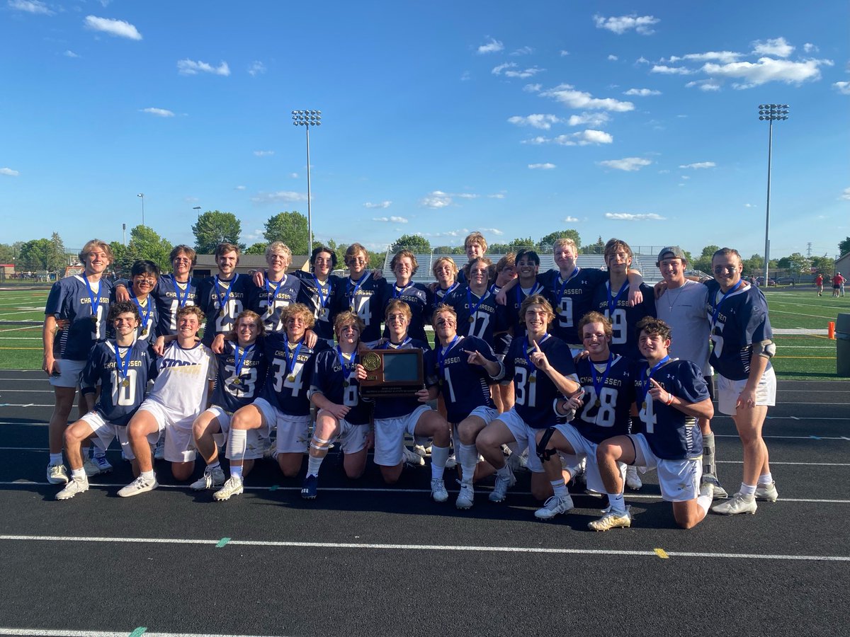 Boys lacrosse also win Section Title!! ⁦@chanstormlax⁩