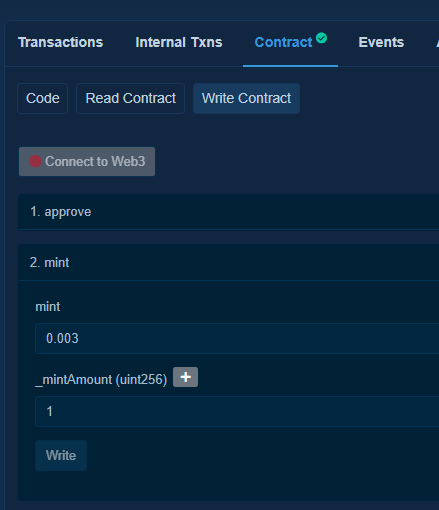 FREE MINTS ARE SOLD OUT!! Thank you all so much for the support! The remaining mints will cost 0.003 each. Your contract transaction should look like this:
#NoStringzAttached