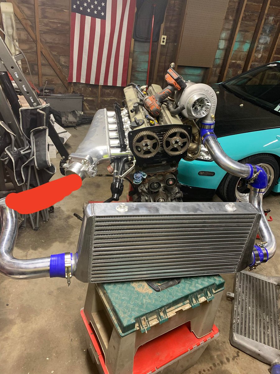 RavenRacingLLC's tweet photo. Biiiig upgrades to the skyline! @Streets_Only  
#R32 #Skyline #skyliner32 #rb20det #nissan #cars #carsoftwitter #straightsix #turbo #boosted https://t.co/ebrdikLuli