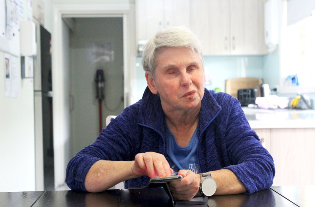 Cathy is deafblind, and her life has changed due to assistive technology. She can now call and text her family and friends, stay up to date with news and more!
Your support will provide more people with disability assistive technology. Donate today: bit.ly/3GJa8qV