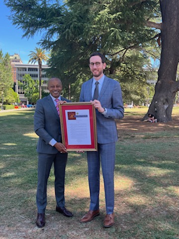 PRC_sf's tweet photo. We are thrilled and thankful. Senator Scott Wiener nominated PRC as the nonprofit of the year! Congratulations Brett Andrews, PRC's CEO, and to everyone at PRC! https://t.co/jhaOp8mcGq