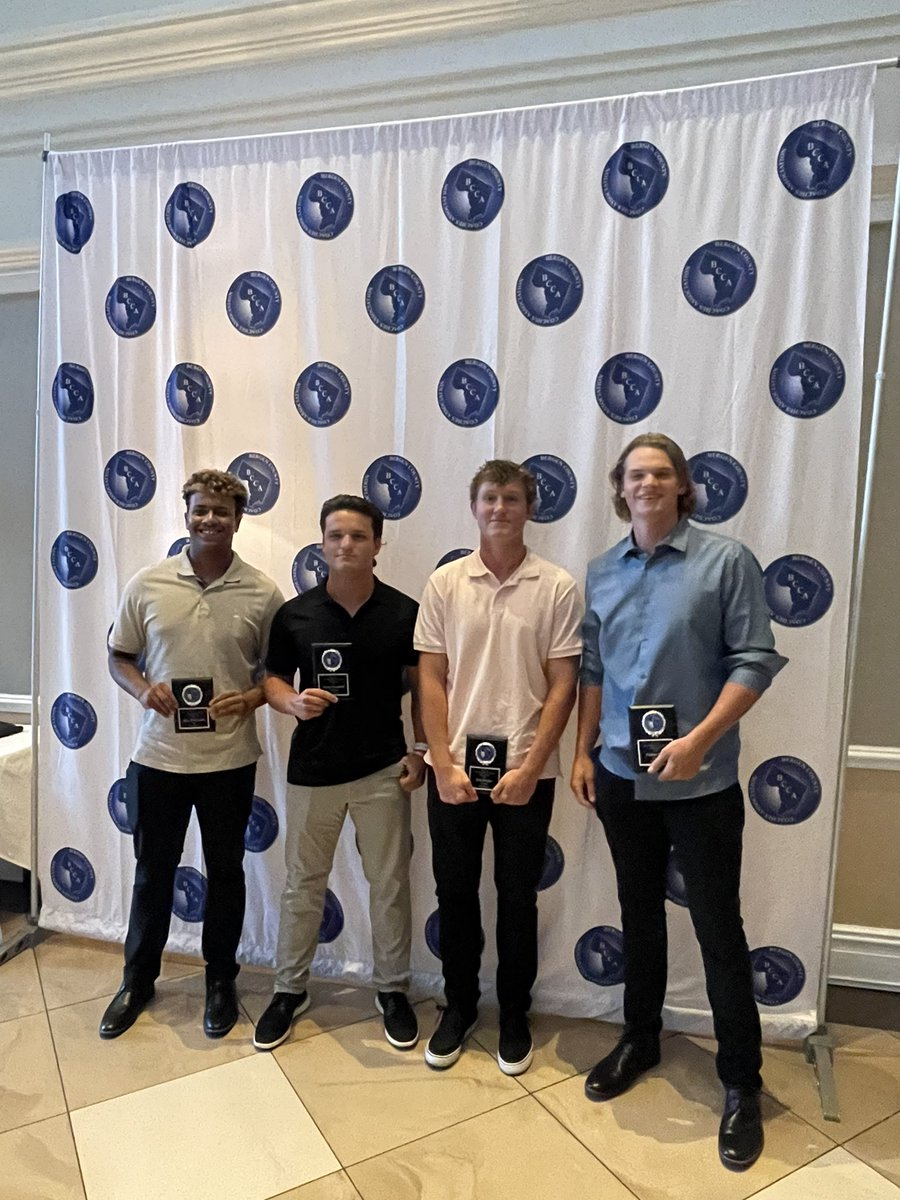 DBPHRC's tweet photo. Congratulations to our 1st Team All County baseball players. Allen Hernandez, Andy Granatell, Eric Becker and Caden Dana. https://t.co/SZz1JoyMul