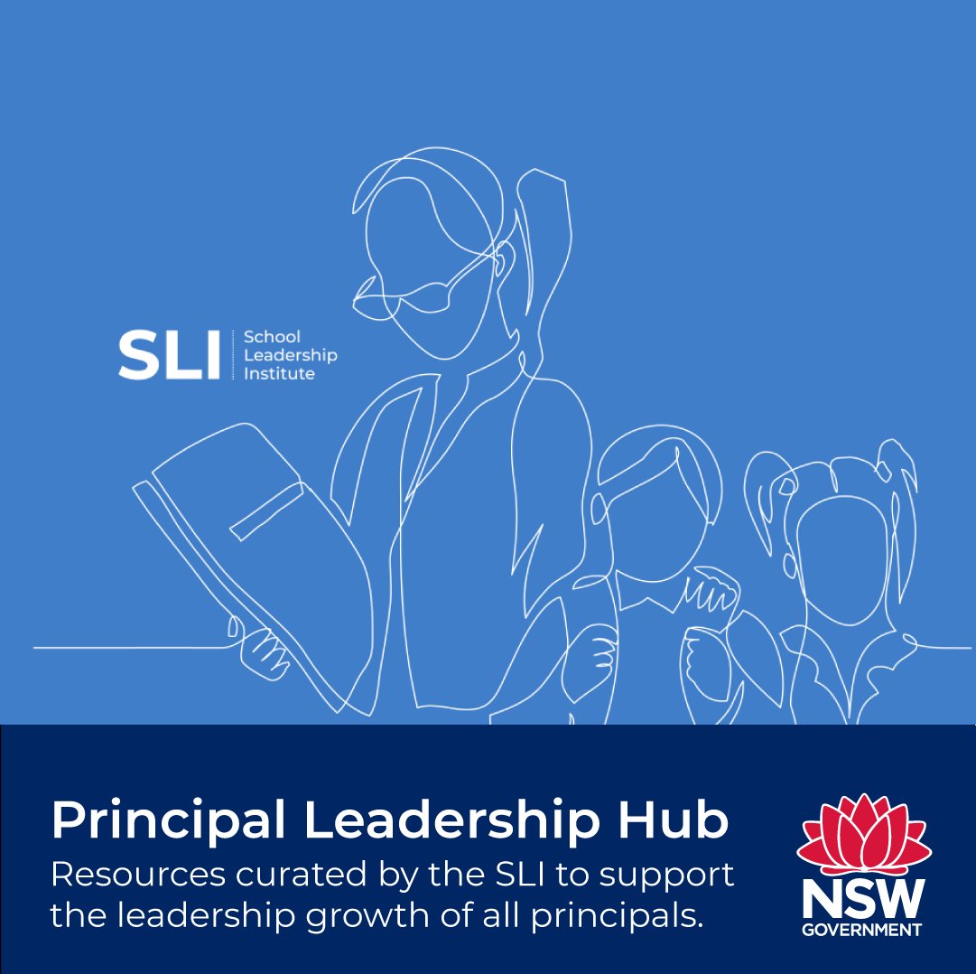 Our new Principal Leadership Hub has launched! A collection of videos, podcasts and readings curated by the SLI team, it will support the leadership development of all NSW DoE principals. Access it here while logged into your account. Feedback welcome! bit.ly/3mkJzip