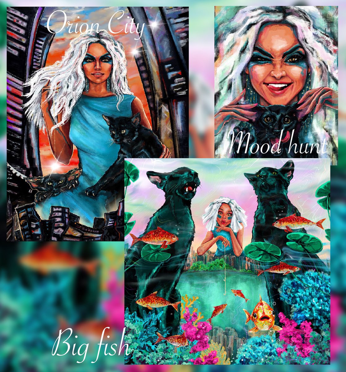 aveana_art's tweet photo. 😻HUNT TRAILS Collection😻
Hunter begins his hunt.
Which paths he will choose,
whether he catches his prey or becomes his own prey...
all this can be seen on Hunt Trails
So let the story tell itself in the process of creation 💕
#fairArtNFT #NFT 
https://t.co/wHmVn6nGPL https://t.co/qYUtJhZNRY