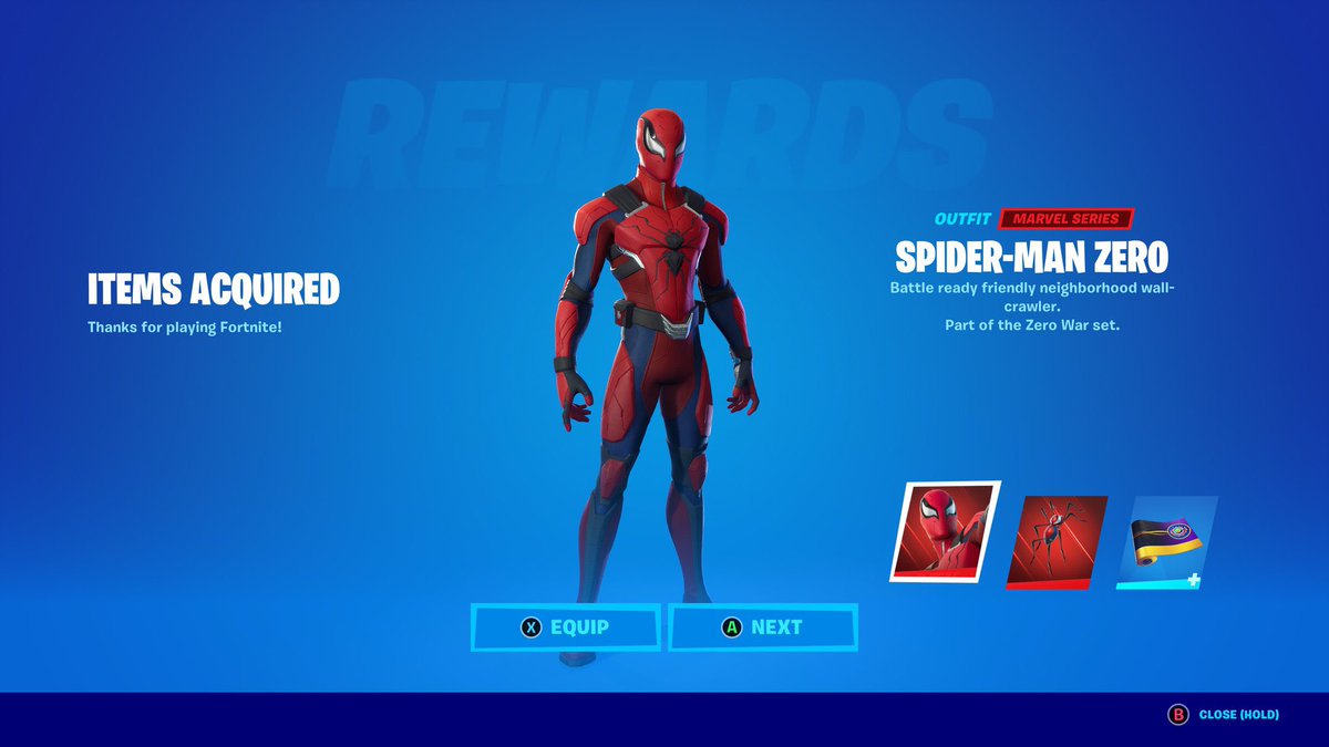 MrTop5's tweet image. Spider-Man ZERO Skin giveaway! 
Like + RT this tweet to enter 🔥

Giveaway with @TNTina